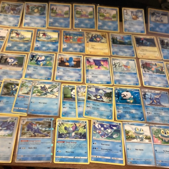 43 Water Starter Pokémon card lot Squirtle,Wartortle,& More holo/Regular/& Wotc - Picture 1 of 16